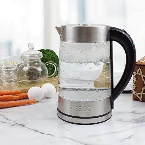 غلاية كهربائية نيسكو، 1.8 لتر، ستانلس ستيل in Kuwait