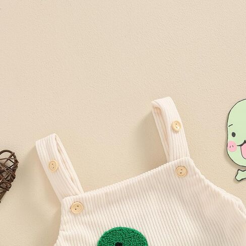 GOOCHEER Infant Summer Outfit Newborn Baby Boy Sleeveless Dinosaur Embroidery Bodysuit Romper Overall One Piece Clothes in Saudi Arabia