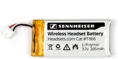 بطارية بديلة قابلة لإعادة الشحن من Sennheiser لسماعات الرأس اللاسلكية OfficeRunner DW Office DW Pro1 DW Pro2 SD Office SD Pro1 SD Pro2 MB Pro Series Li Polymer 205 مللي أمبير (عبوة واحدة) in Saudi Arabia