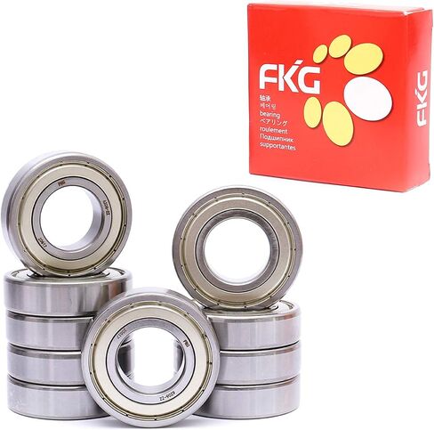 FKG 6206-ZZ 30x62x16mm محمل كرة أخدود عميقة محمل دروع معدنية مزدوجة مشحم مسبقًا 10 قطع in Saudi Arabia