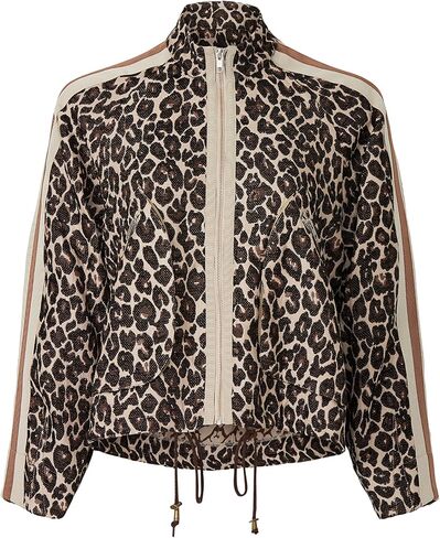Rent The Runway Pre-Loved Drawstring Bomber With Stripe Detail in Saudi Arabia