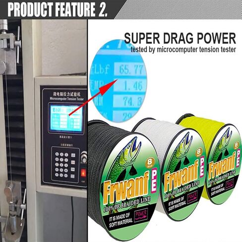 Braided Fishing Line 8 Strands of Super Strong PE Fishing line Extreme Power Fishing Braided line is Used for Saltwater and Freshwater Fishing in Saudi Arabia