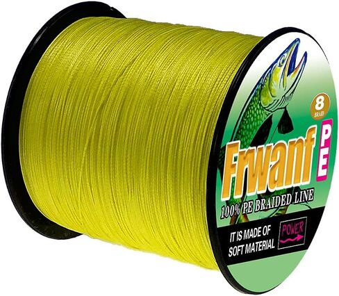 Braided Fishing Line 8 Strands of Super Strong PE Fishing line Extreme Power Fishing Braided line is Used for Saltwater and Freshwater Fishing in Saudi Arabia