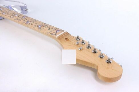 جيتار كهربائي بإضاءة LED، جسم أكريليك من خشب القيقب، جيتار كريستالي، صوت جميل، أزرق in Kuwait