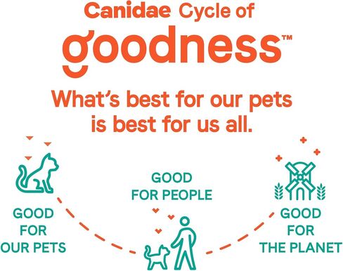 Canidae Goodness للقطط الداخلية، طعام جاف ممتاز للقطط البالغة مع السمك الأبيض الحقيقي، 10 رطل. in Saudi Arabia