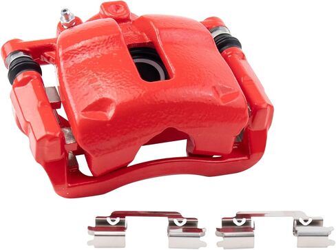 TRQ Front Brake Caliper Set Compatible with 2008-2015 Mini Cooper in Saudi Arabia