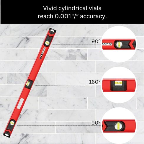 Kapro - 159 Magnetic Semi-Professional I-Beam with Plumb Site Level - Features Horizontal Vial and Dual-View Plumb Site - Aluminum - 24 Inch in Saudi Arabia