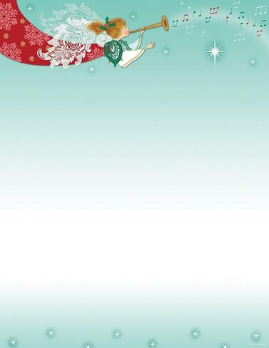 Great Papers! Believe Ornaments Letterhead, 80 count, 11" x 8.5" (2014040) in Saudi Arabia