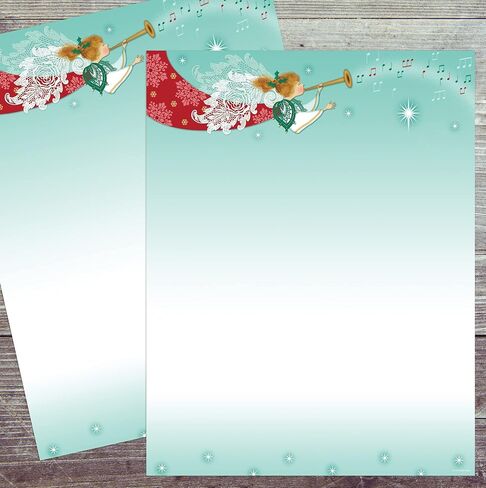 Great Papers! Believe Ornaments Letterhead, 80 count, 11" x 8.5" (2014040) in Saudi Arabia