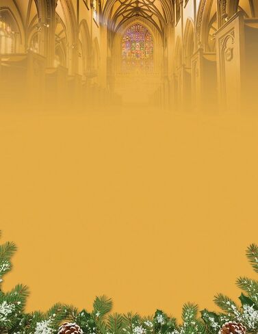 Great Papers! Believe Ornaments Letterhead, 80 count, 11" x 8.5" (2014040) in Saudi Arabia