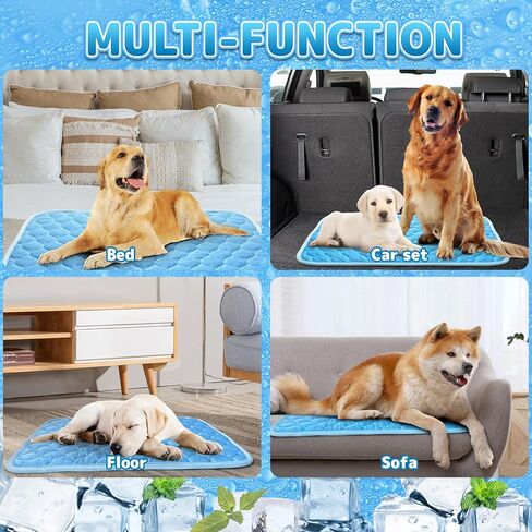 Dog Cooling Mat - Thicken Self Cooling Mat for Small Medium Large Dogs,Easy Washable,Materials Safe, Pet Use is Cooler in Summer. in Kuwait