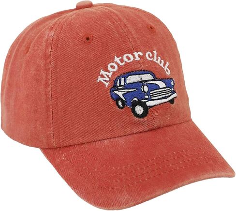 قبعة بيسبول كلاسيكية مطرزة على شكل سيارة كلاسيكية للأطفال الصغار بنين بنات قبعة شمس مضحكة من القطن قابلة للتعديل in Kuwait