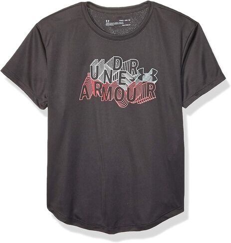 أكمام قصيرة تحمل العلامة التجارية Wordmark للفتيات من Under Armour in Saudi Arabia