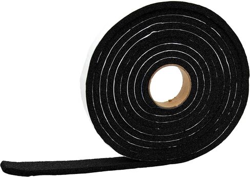 AP Products 018-381210 3/8" x 1/2" x 50' Vinyl Weather Stripping Foam Tape in Saudi Arabia