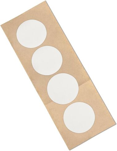 TapeCase VF32W Vinyl Foam Tape - [Pack of 49] White, Closed Cell Foam, Acrylic Adhesive Tape Circle with 0.45 in. Outside Diameter, 0.125 in. Inside Diameter in Saudi Arabia