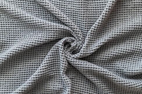 Organic Cotton Blue Baby Blanket - 100% Cotton Waffle Weave Toddler Blanket - Baby Nursery Blanket for Cribs, Strollers and Picnic - Extremely Soft and Luxurious Cotton Blanket - 36"x42" (Blue) in Saudi Arabia