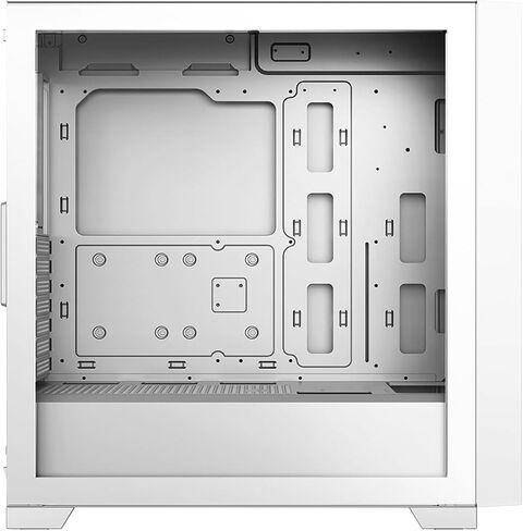 PCCOOLER CPS C3D510 High Airflow ATX PC Case Mid Tower Desktop Gaming Gaming Superior for M-ATX/ITX/E-ATX مع 3 مراوح حافظة ARGB، مشعاع 360 مم 280 مم 240 مم ودعم وحدة معالجة الرسومات 390 مم، مبرد هواء 170 مم WH in Kuwait