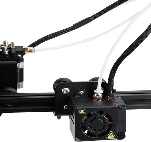 أنبوب تفلون لخيوط 1.75 مم 2 متر/6.56 قدم 2 مم معرف 4 مم OD أنبوب بودين للطابعة ثلاثية الأبعاد أنبوب تفلون مع قاطع أنبوب تفلون in Kuwait