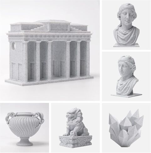 eSUN Marble PLA Filament 1.75mm, Marble PLA 3D Printer Filament, 1KG Spool 3D Printing Filament for 3D Printers, Marble Color in Saudi Arabia