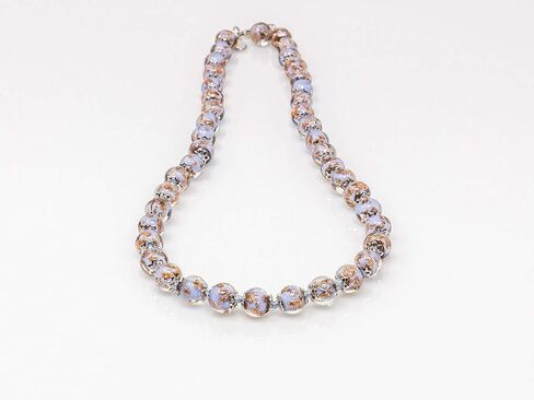 Original Murano Glass Avventurine Necklace Handmade in Italy in Saudi Arabia