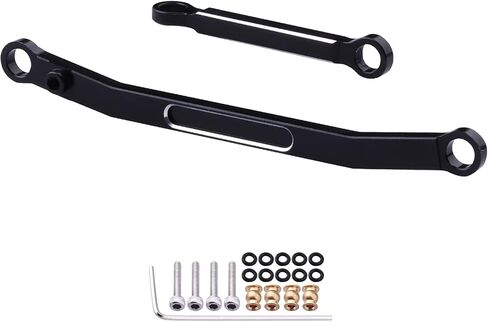 HobbyPark SCX24 Steering Links Aluminum Steering Linkage Set Steering Rod Tie High-Tightening Link for Axial SCX24 Upgrades in Saudi Arabia