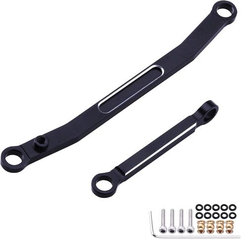 HobbyPark SCX24 Steering Links Aluminum Steering Linkage Set Steering Rod Tie High-Tightening Link for Axial SCX24 Upgrades in Saudi Arabia