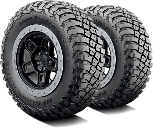 إطار سيارة BFGoodrich Mud Terrain T/A KM3 نصف قطري للشاحنات الخفيفة وسيارات الدفع الرباعي والكروس أوفر، 37x13.50R18/E ​​128Q in Saudi Arabia