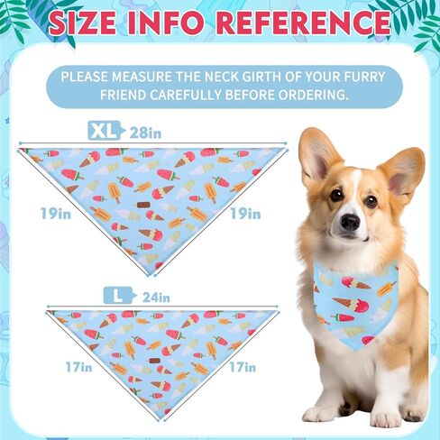 EXPAWLORER Christmas Dog Bandanas - 4 Pack Reversible Holiday Dog Bandanas Costume Boy and Girl, Soft Triangle Scarfs Bibs, Xmas Pet Bandanas Outfit Gift for Small Medium Large Puppy in Saudi Arabia