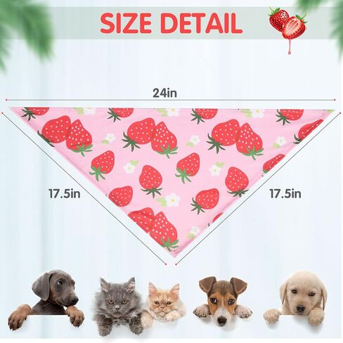 EXPAWLORER Christmas Dog Bandanas - 4 Pack Reversible Holiday Dog Bandanas Costume Boy and Girl, Soft Triangle Scarfs Bibs, Xmas Pet Bandanas Outfit Gift for Small Medium Large Puppy in Saudi Arabia