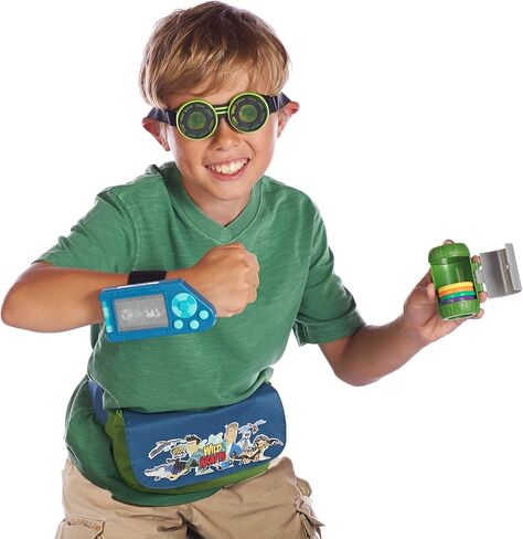 مجموعة لعب Wild Kratts Adventure - مجموعة مكونة من 8 قطع تشتمل على نظارات واقية وكبسولة مخلوق و4 أقراص طاقة والمزيد، وإكسسوارات اللعب التظاهري والأزياء التنكرية، وألعاب مرخصة رسميًا للأطفال، وهدية للأطفال in Saudi Arabia