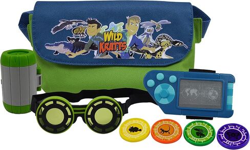 مجموعة لعب Wild Kratts Adventure - مجموعة مكونة من 8 قطع تشتمل على نظارات واقية وكبسولة مخلوق و4 أقراص طاقة والمزيد، وإكسسوارات اللعب التظاهري والأزياء التنكرية، وألعاب مرخصة رسميًا للأطفال، وهدية للأطفال in Saudi Arabia