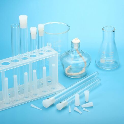 MECCANIXITY Silicone Rubber Tapered Plug 4mm to 8mm Solid White for Powder Coating, Painting, Anodizing, Plating, Sandblasting, Laboratory Use 40 Pieces in Saudi Arabia