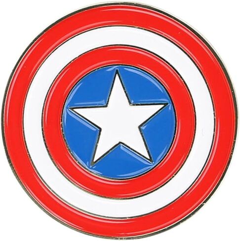 قبعة Marvel Avengers ودبوس طية صدر السترة من المينا مع مشبك إغلاق على شكل فراشة ودعم آمن in Saudi Arabia