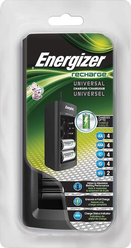 Energizer Products - Energizer - Family Battery Charger, Multiple Battery Sizes - Sold As 1 Each - Charges AA, AAA, C, D and 9V Batteries in Saudi Arabia
