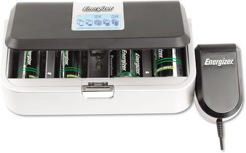 Energizer Products - Energizer - Family Battery Charger, Multiple Battery Sizes - Sold As 1 Each - Charges AA, AAA, C, D and 9V Batteries in Saudi Arabia