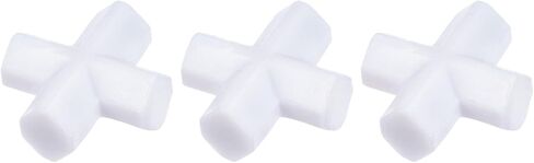 YOKIVE 3 Pcs Magnetic Stir Bar, PTFE Coated Cross Type Stirrer | Great for Lab Liquid Solution Stirring Mixing Spinning(White, 1-Inch) in Saudi Arabia