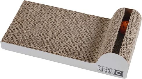 Inclined-Shaped Cat Scratcher with Toy and Catnip in Saudi Arabia
