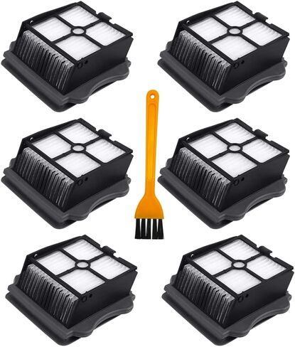 6 Pcs Replenishment HEPA Filters Replacement Compatible with Tenico iFloor 3, iFloor One S3, Floor ONE S5 and FLOOR ONE S5 Pro Wet Dry Cordless Vacuum Cleaner in Kuwait