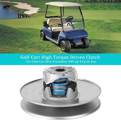 Golf Cart High Torque Driven Clutch for Club Car DS & Precedent,1997-UP Club Cart 4-Cycle Gas Model OEM# 101834001 5701 - Silver in Saudi Arabia