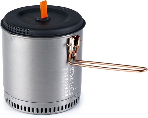GSI Outdoors Halulite Dualist HS Complete, 2-Person Ultralight Backpacking Stove, Cooking and Eating Set in Saudi Arabia