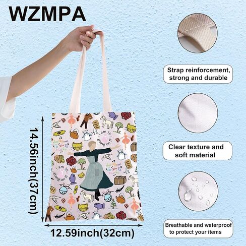 WZMPA Sound of Music Cosmetic Bag Maria & Von Trapp Fans Gift Sound of Music Character Makeup Zipper Pouch Bag Broadway Sound of Music Merch (I am 16) in Saudi Arabia