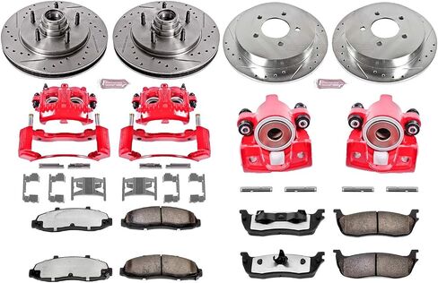 Power Stop KC1881-36 Front & Rear Z36 Truck and Tow Brake Kit with Calipers in Saudi Arabia