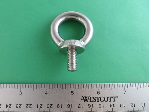 US STAINLESS Stainless Steel 316 Lifting Eye Bolt 3/8" UNC Marine Grade Heavy Duty Pitch of 16 in Saudi Arabia