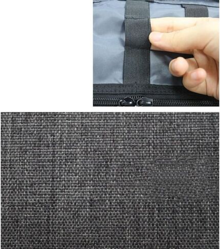 Travel Cable Organizer Bag Multifunctional Large Capacity Portable Foldable Digital Storage Bag for Power Bank,Hard Drives,Cables,Charger,Phone,Earphone (Black) in Saudi Arabia