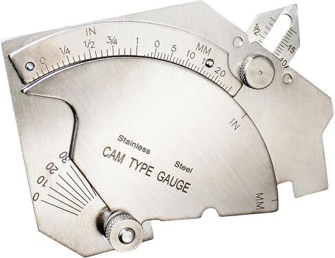 HFS(R) Bridge Cam Gauge Test Ulnar Welding Inspection Gage C-50 Stainless Steel in Saudi Arabia