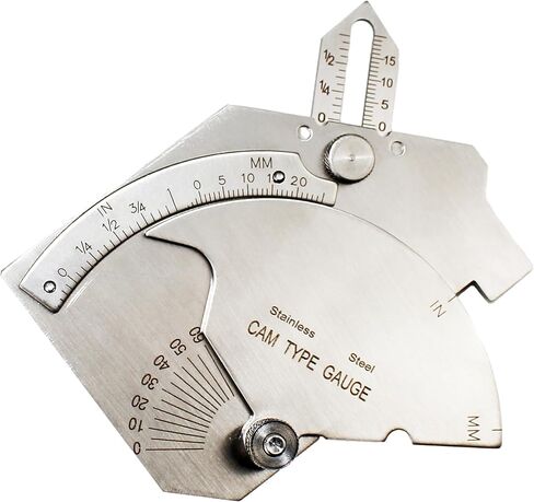 HFS(R) Bridge Cam Gauge Test Ulnar Welding Inspection Gage C-50 Stainless Steel in Saudi Arabia