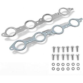 LS MLS Exhaust Manifold Gasket with Bolts Kit Replace# 12617944 12558573 For Chevy Silverado Suburban GMC Sierra LS1 LS2 LS3 LS6 LQ4 LQ9 LM7 4.8 5.3 5.7 6.0 6.2 Engines (Not LS7) in Kuwait