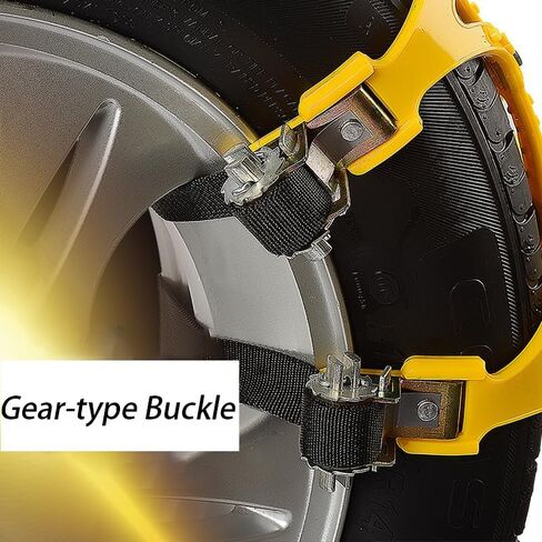 6 Packs Anti Slip Tire Chains for Honda HR-V 2026, Emergency Use in Snow, Ice, Sand and Mud, Rubber,Snow Chains,Winter Snow Grip in Saudi Arabia