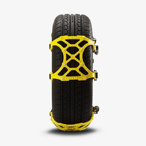 6 Packs Anti Slip Tire Chains for Honda HR-V 2026, Emergency Use in Snow, Ice, Sand and Mud, Rubber,Snow Chains,Winter Snow Grip in Saudi Arabia