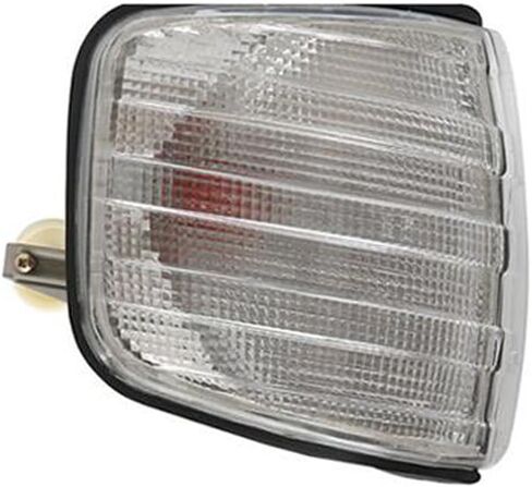 2X Turn signal Indicator Corner light Lamp for Mercedes Benz S Class W126 1980-1991 (1 Pair White) in Saudi Arabia
